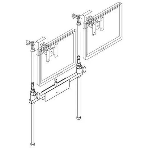 MAG VERTICAL DUAL BABY RISER (Adjustable) - 3