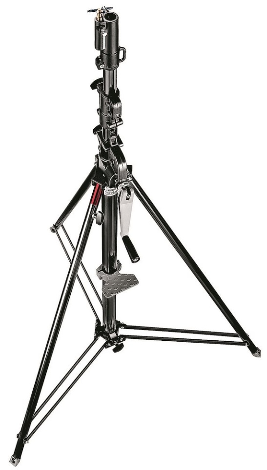 PIED WIND UP NOIR 3 SECTIONS MANFROTTO MAX 30Kg -370cm