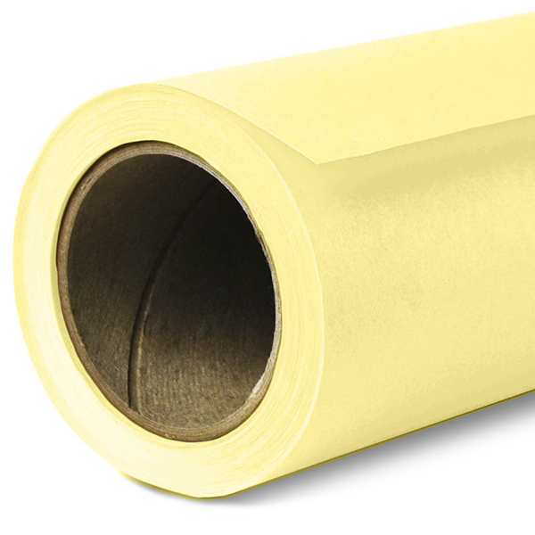 FOND PAPIER N193 LIGHT YELLOW 1.35 M X 11M